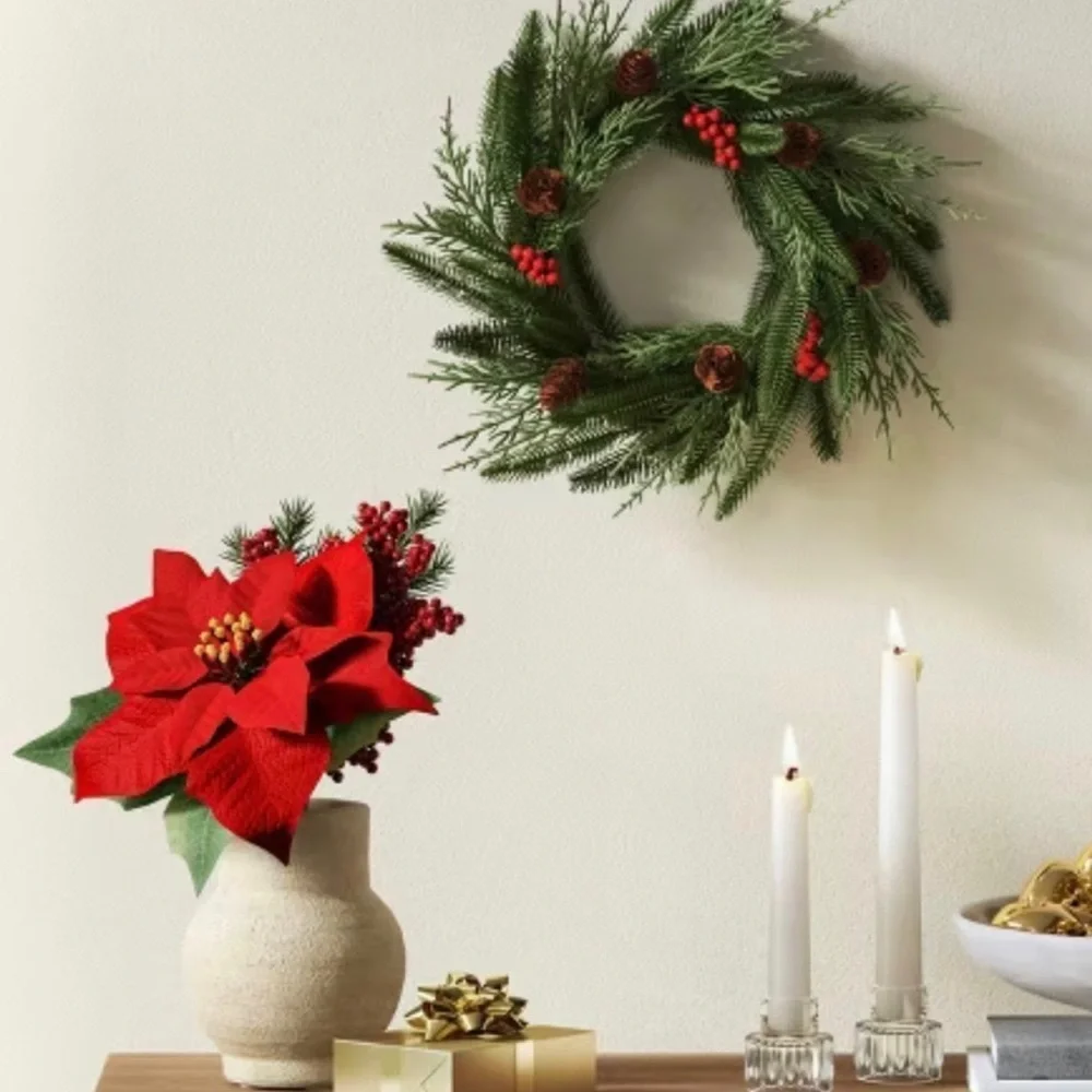 Christmas Holiday Mix Mini Wreath Wreaths - Room Essentials™ Target